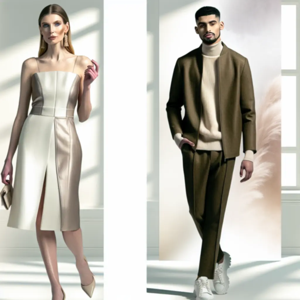 Minimalistyczna kampania sezonowa StyleWearHubPL z elegancką stylizacją